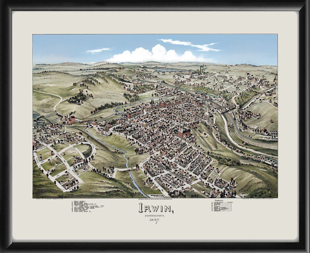 Irwin PA 1897 T.M. Fowler