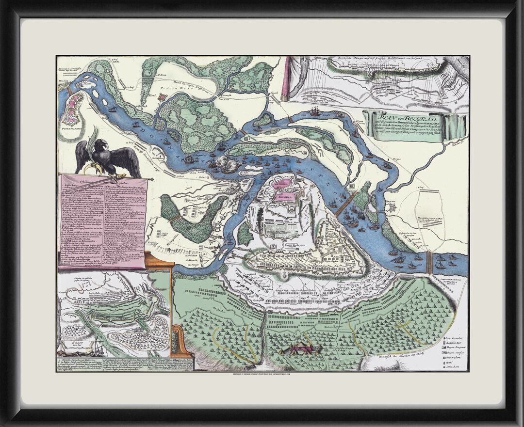 Belgrade Serbia 1717 by J.G. Puschner