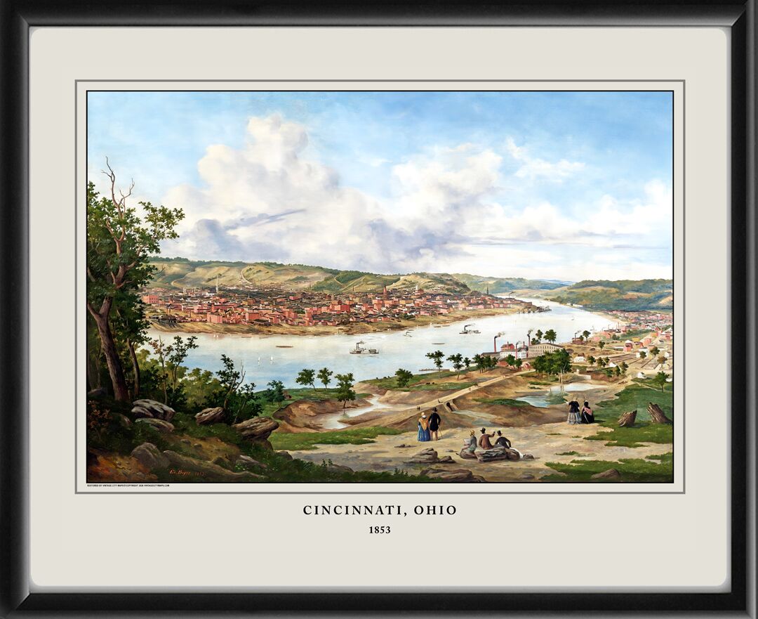Cincinnati OH 1853 Edward Beyer