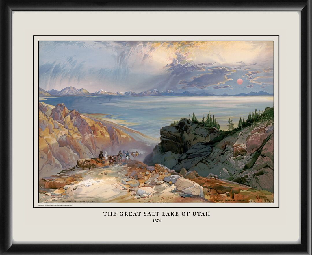 The Great Salt Lake of Utah 1874 Thomas Moran