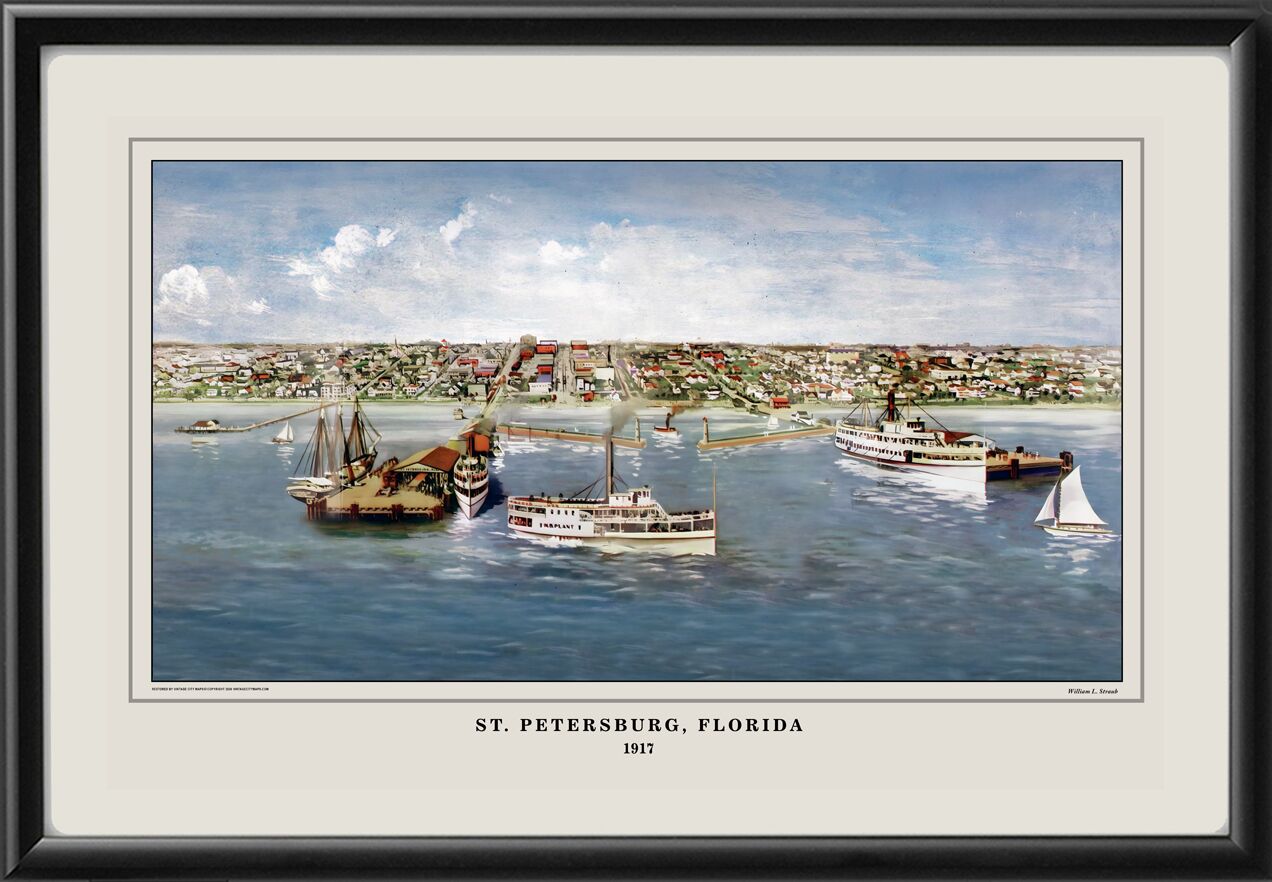 St. Petersburg FL 1917 W. L. Straub