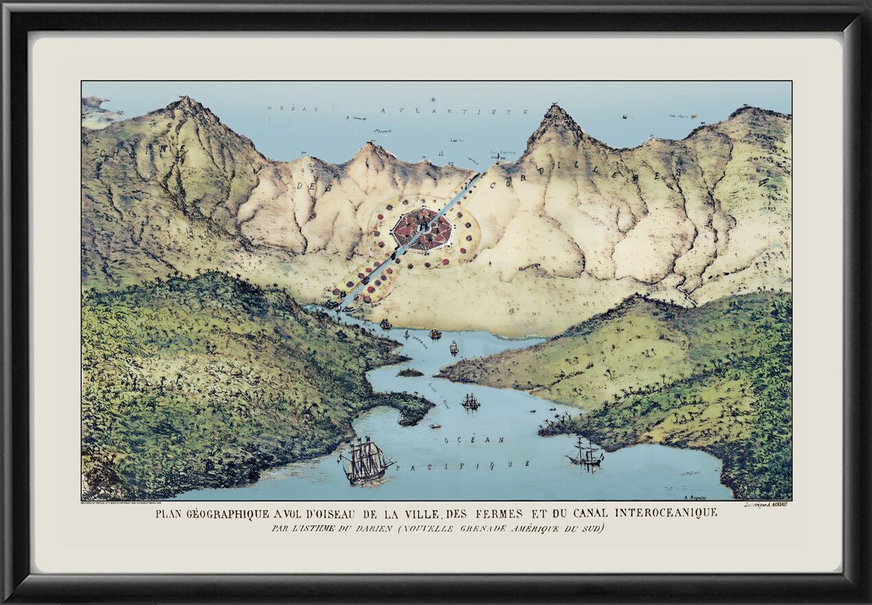 Panama Canal 1860