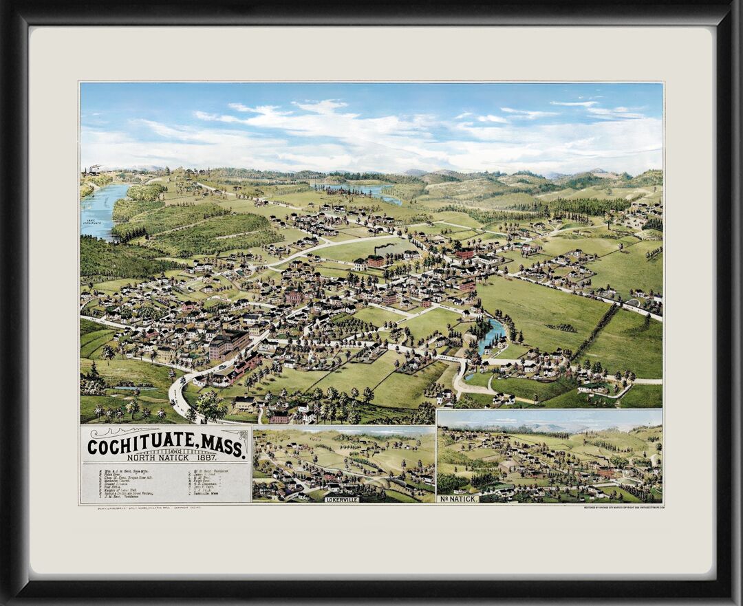 Cochituate MA and North Natick 1887