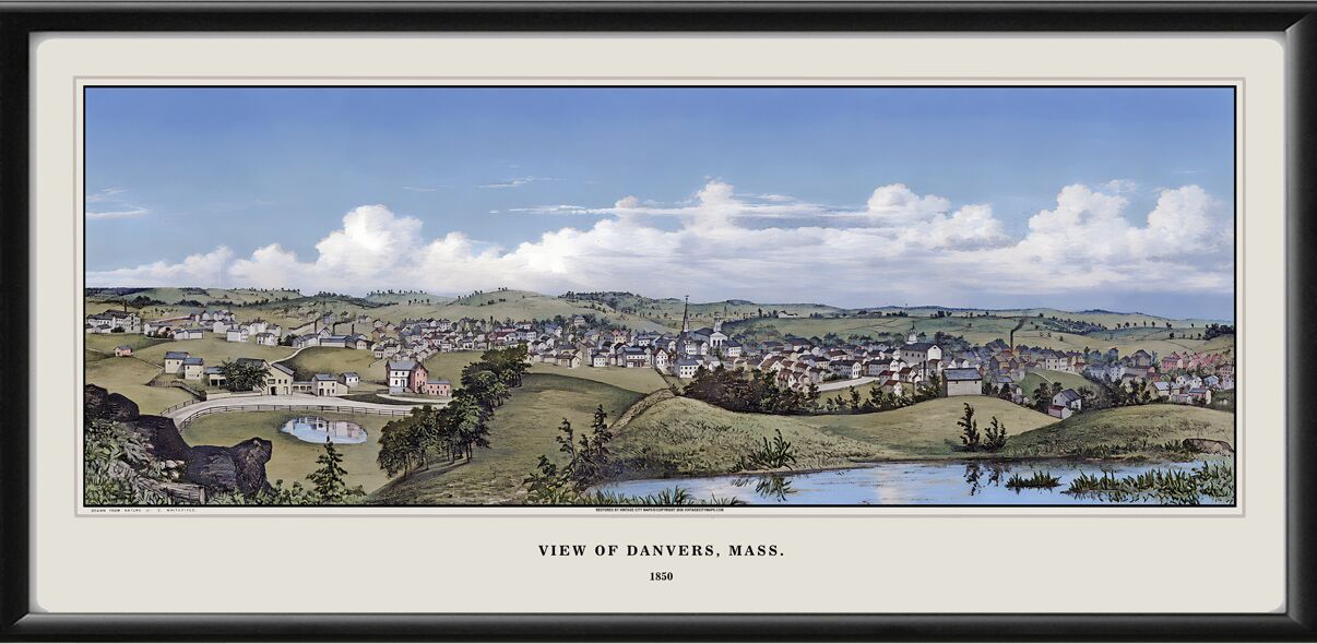 Danvers MA 1850 Edwin Whitefield