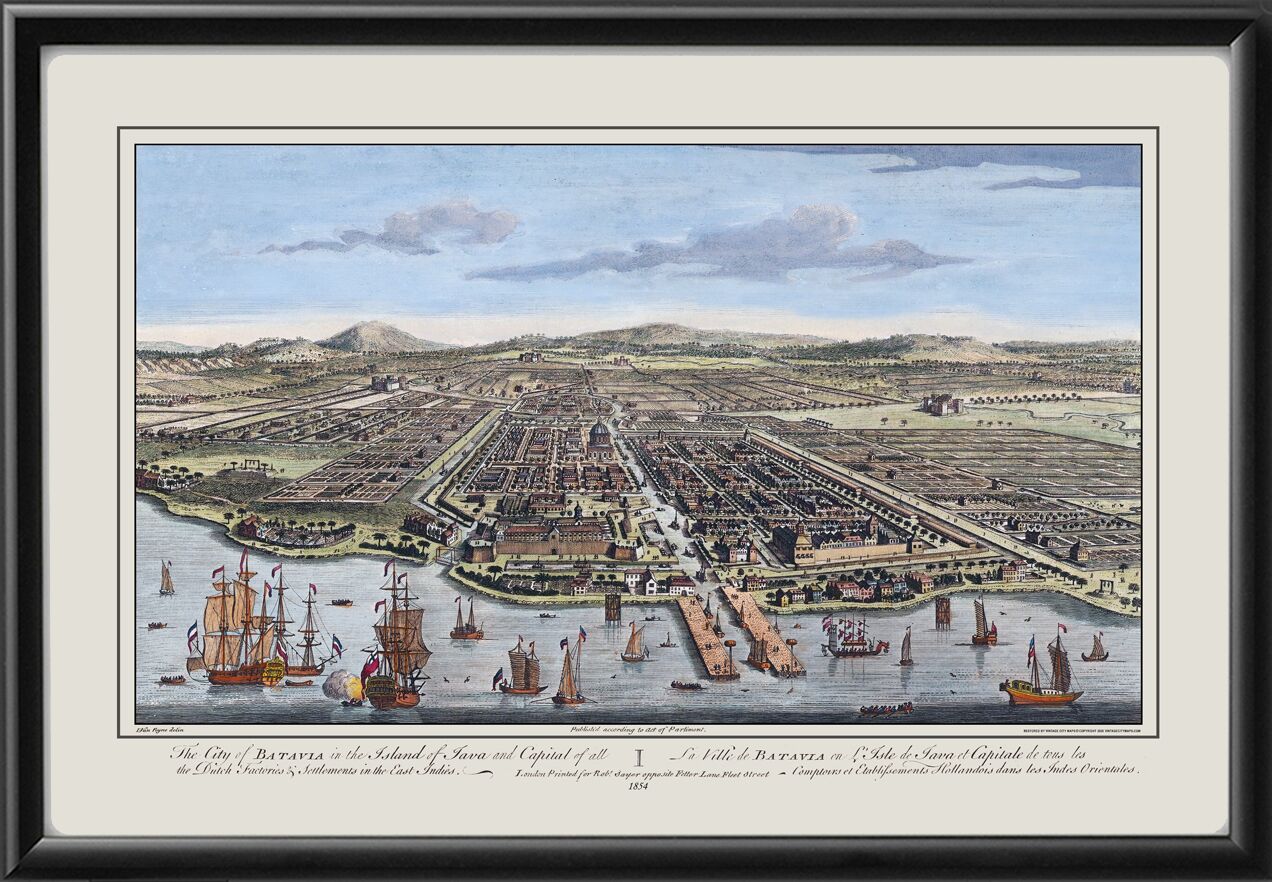 Batavia - Jakarta Indonesia 1754 Jan van Ryne