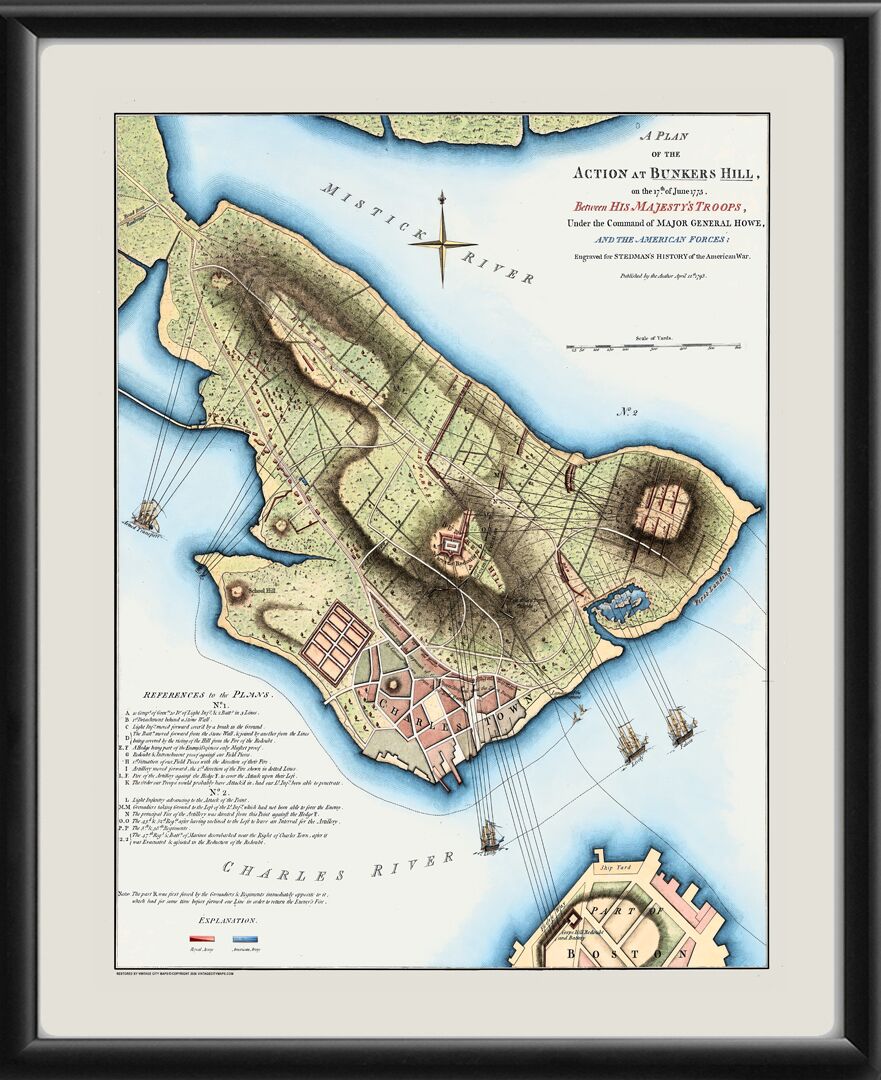 Bunker Hill, Boston MA 1775