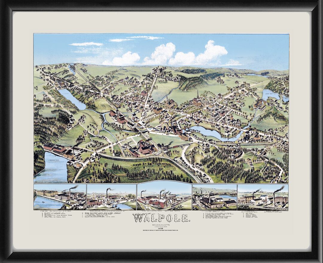 Walpole MA 1882 O.H. Bailey