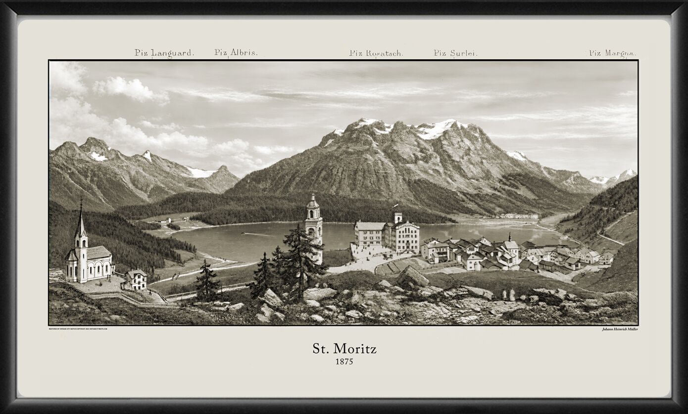 St. Moritz Switzerland 1875 Johann Heinrich Müller