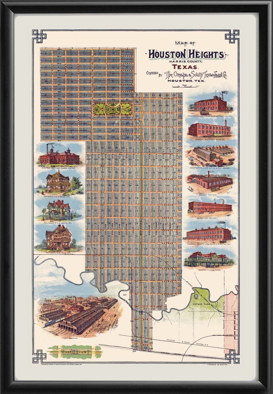 Houston Heights - Houston TX 1891