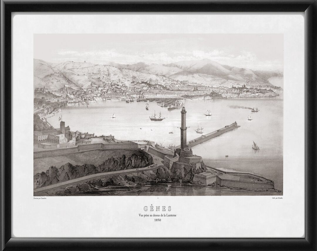 Genoa Italy 1850