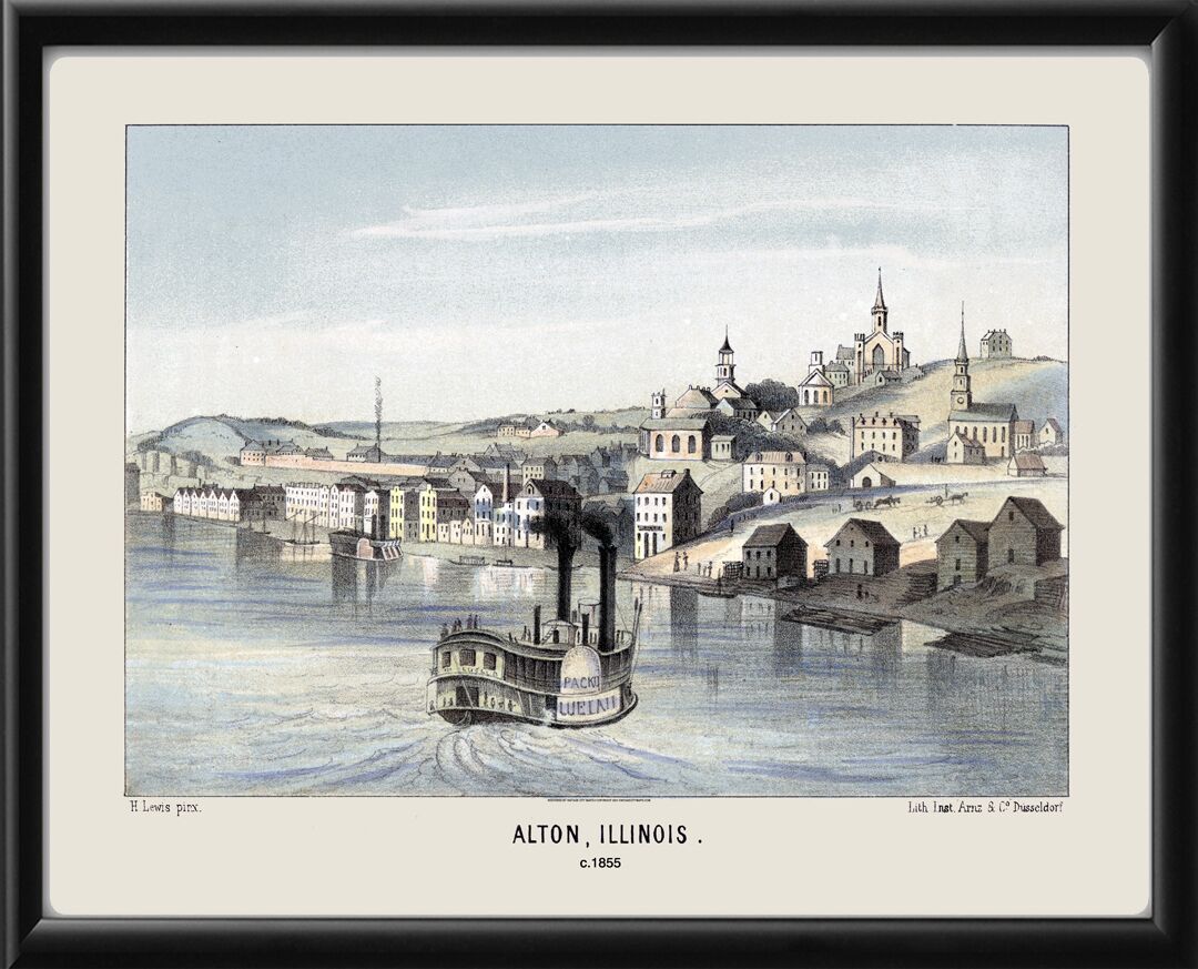 Alton Illinois 1855