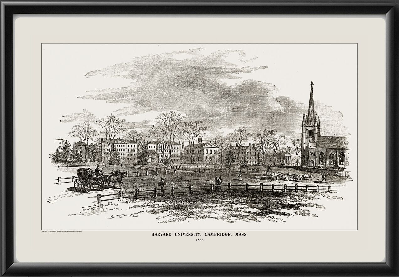 Harvard University Cambridge MA 1855 M.M. Ballou tm