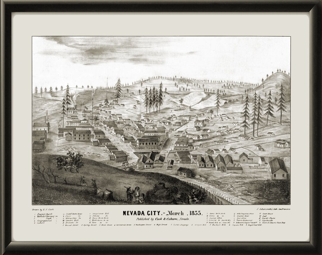 Nevada City CA 1855