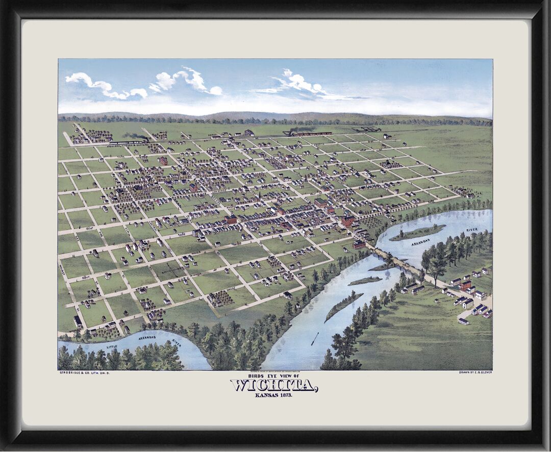 Wichita KS 1873 E.S. Glover