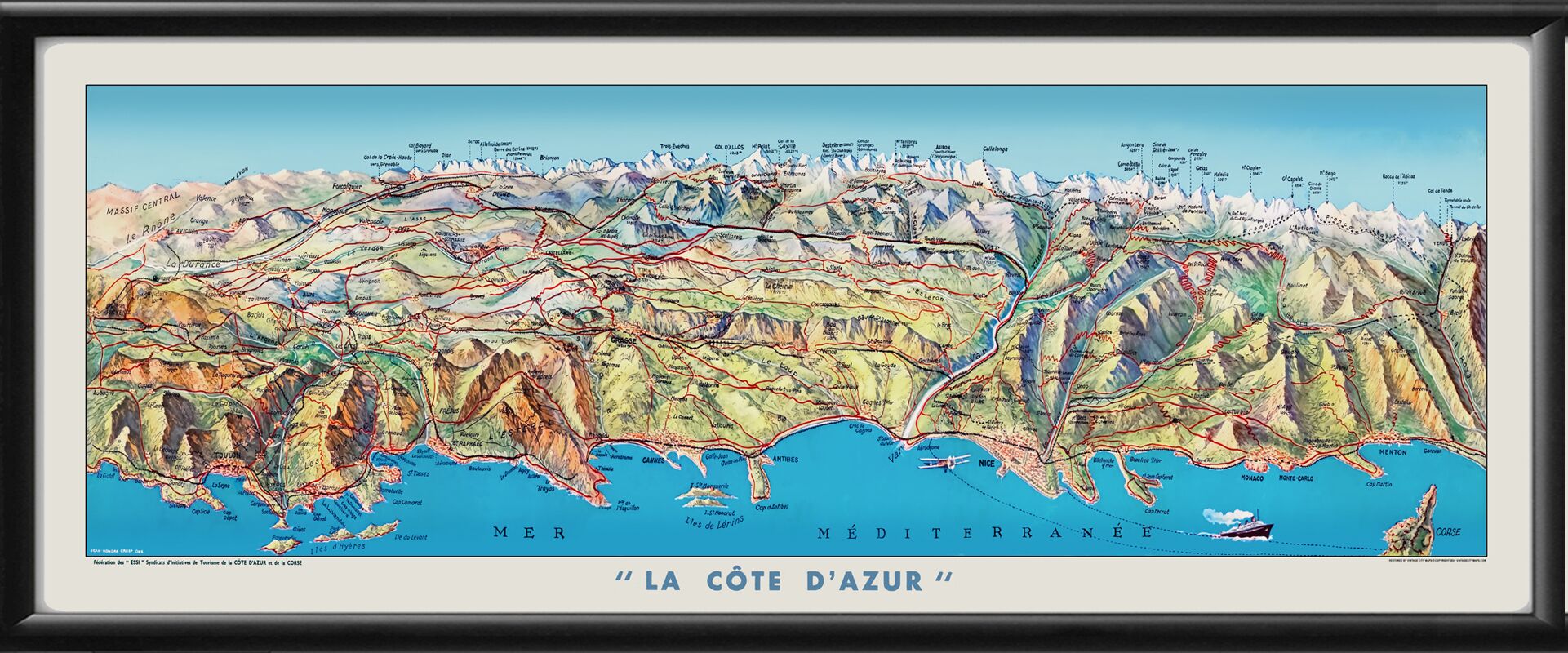 Cote d'Azur France 1930