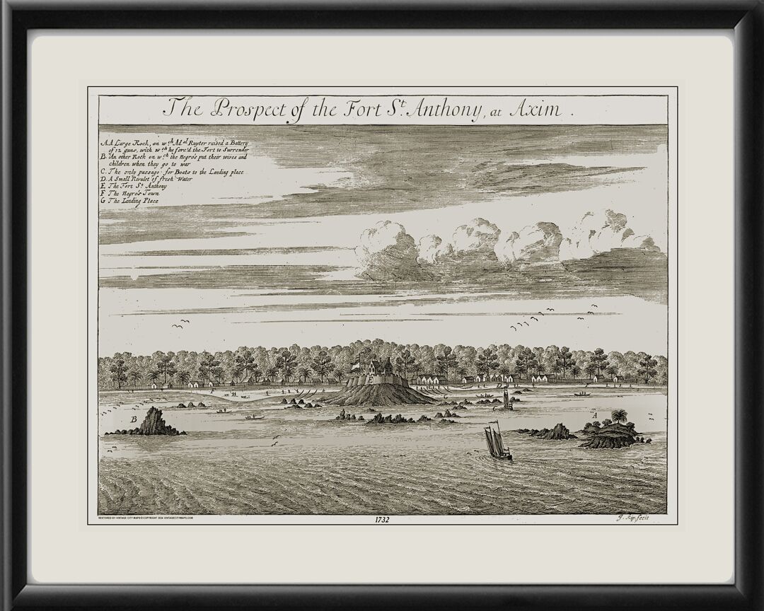 Fort St. Anthony at Axim, Ghana 1732