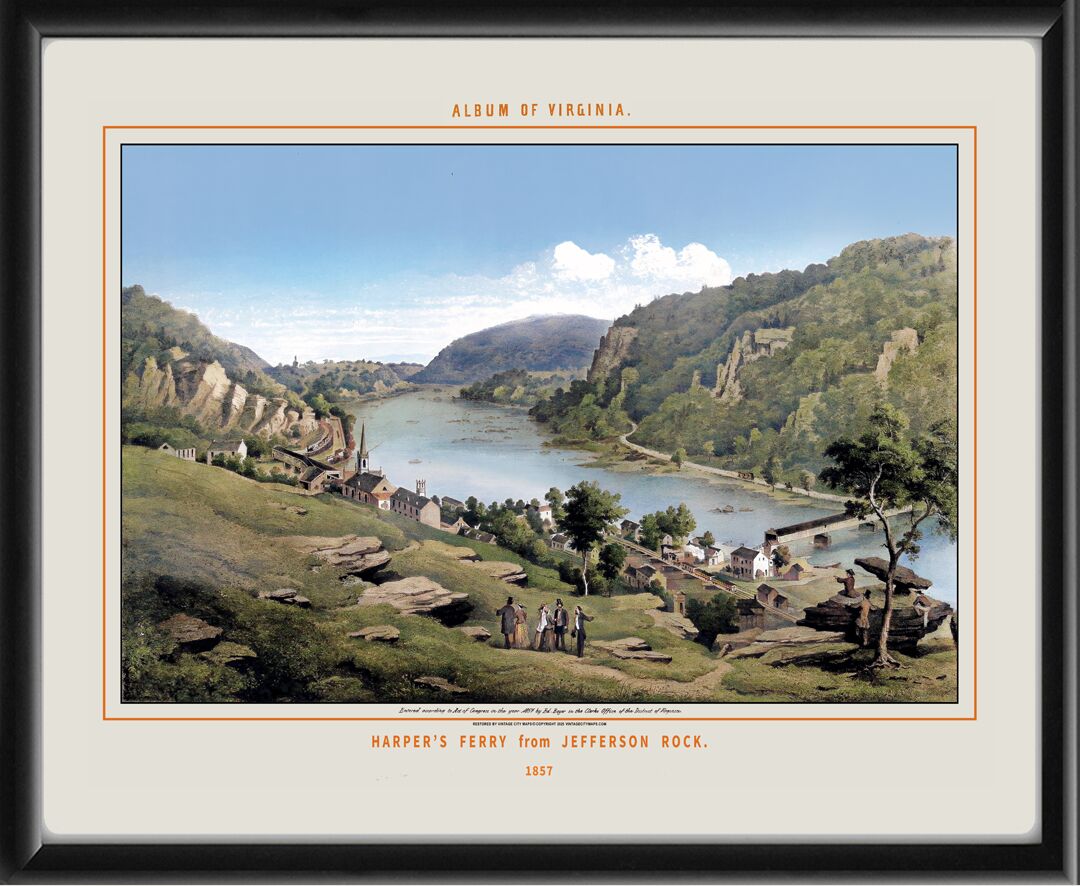Harper's Ferry WV 1857 Edward Beyer