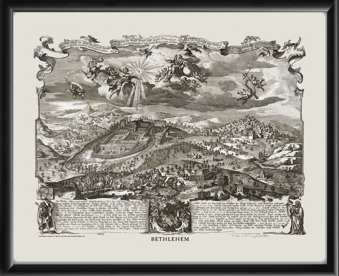 Bethlehem Israel 1750 Gottfried Bernhard Götz tm