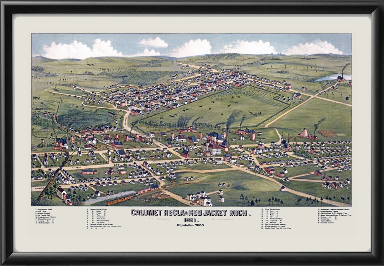 Calumet MI 1881 Henry Wellge Tm