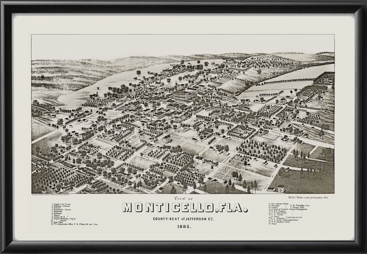 Montecello FL 1885 Norris Wellge TM