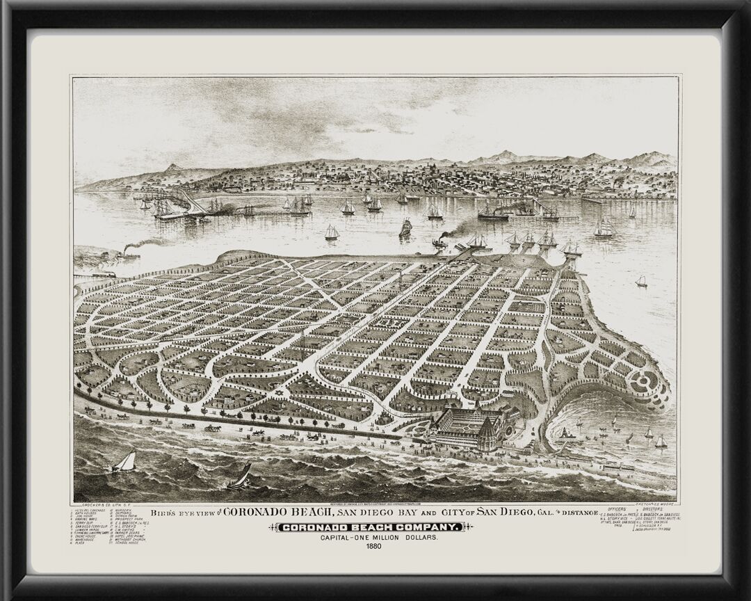 San Diego - Coronado Beach CA 1880