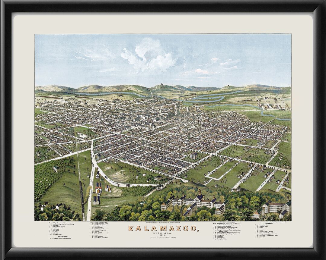 Kalamazoo MI 1874