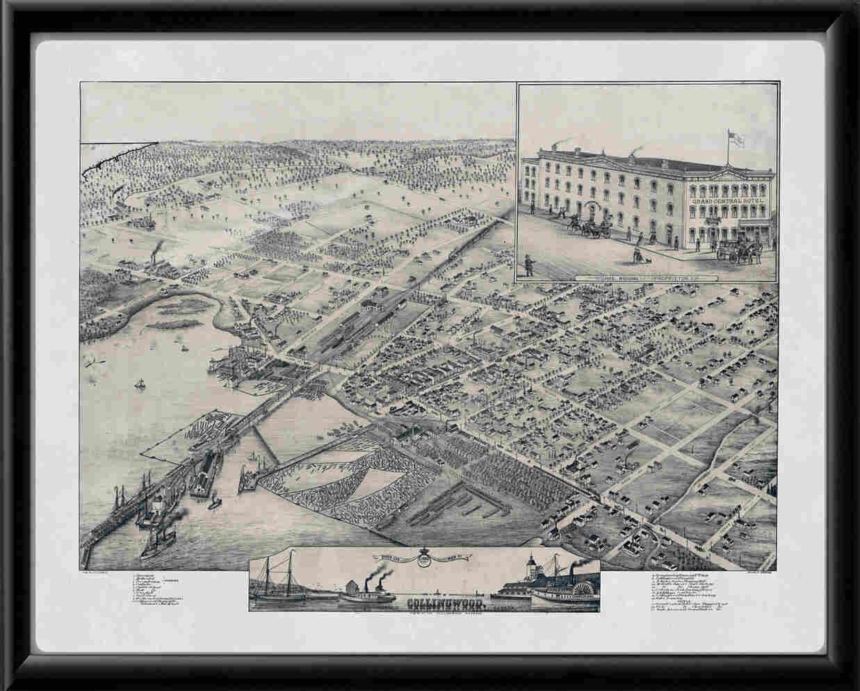 Collingwood Ontario Canada 1875