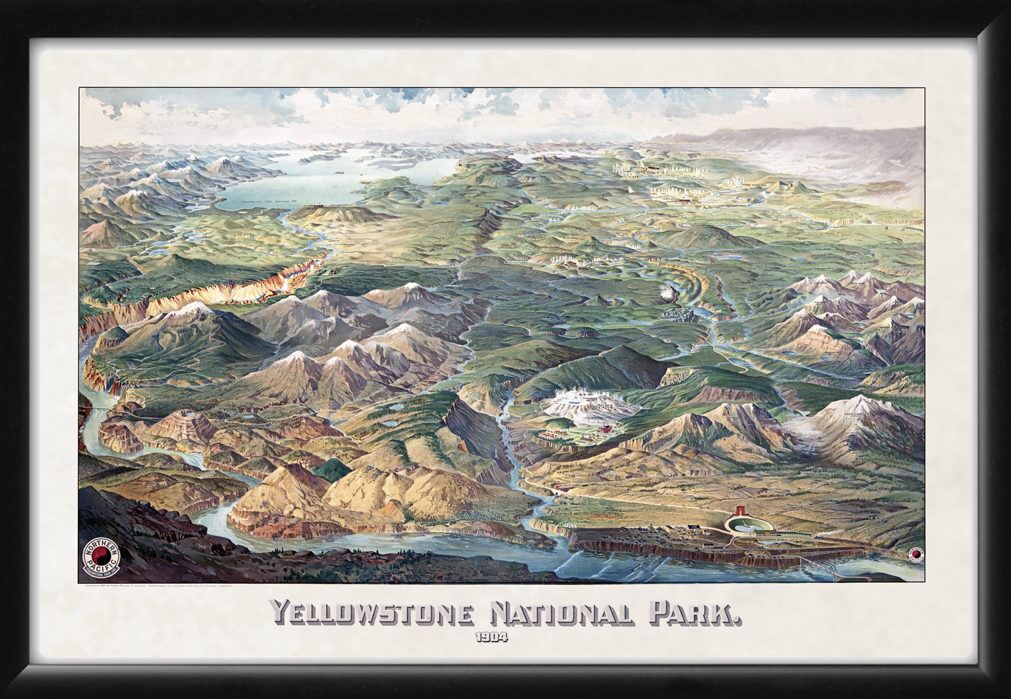 Yellowstone National Park WY 1904