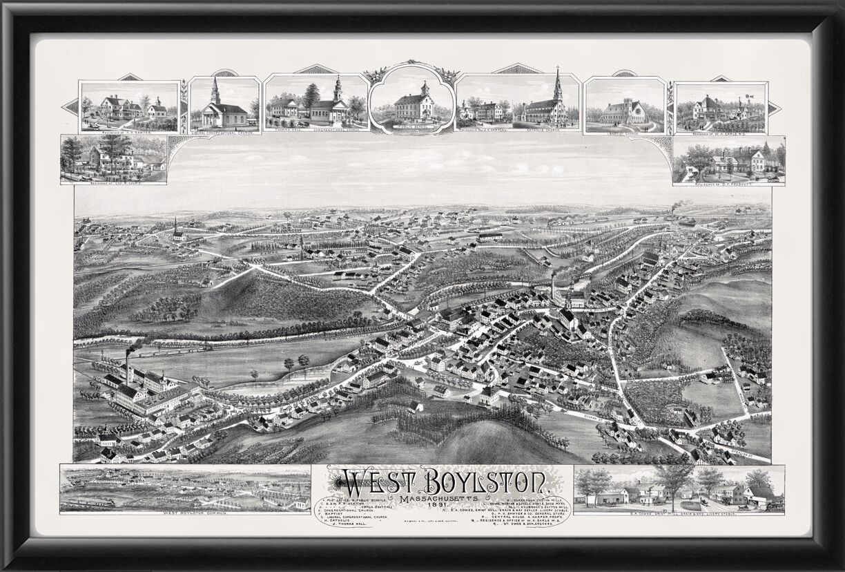 West Boyleston MA 1891