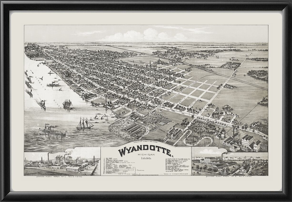 Wyandotte MI 1896 TM