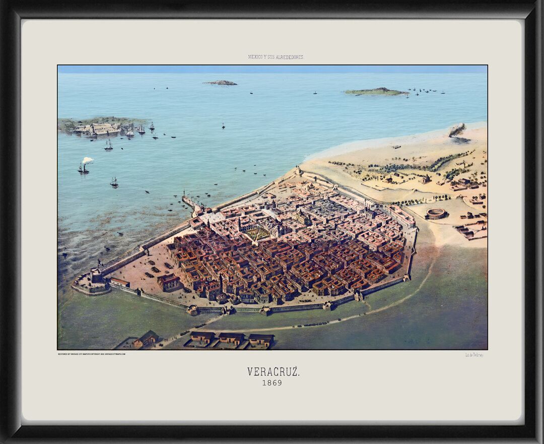 Veracruz Mexico 1869