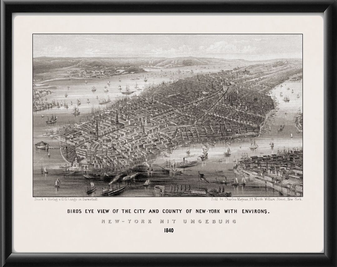 New York City NY 1840