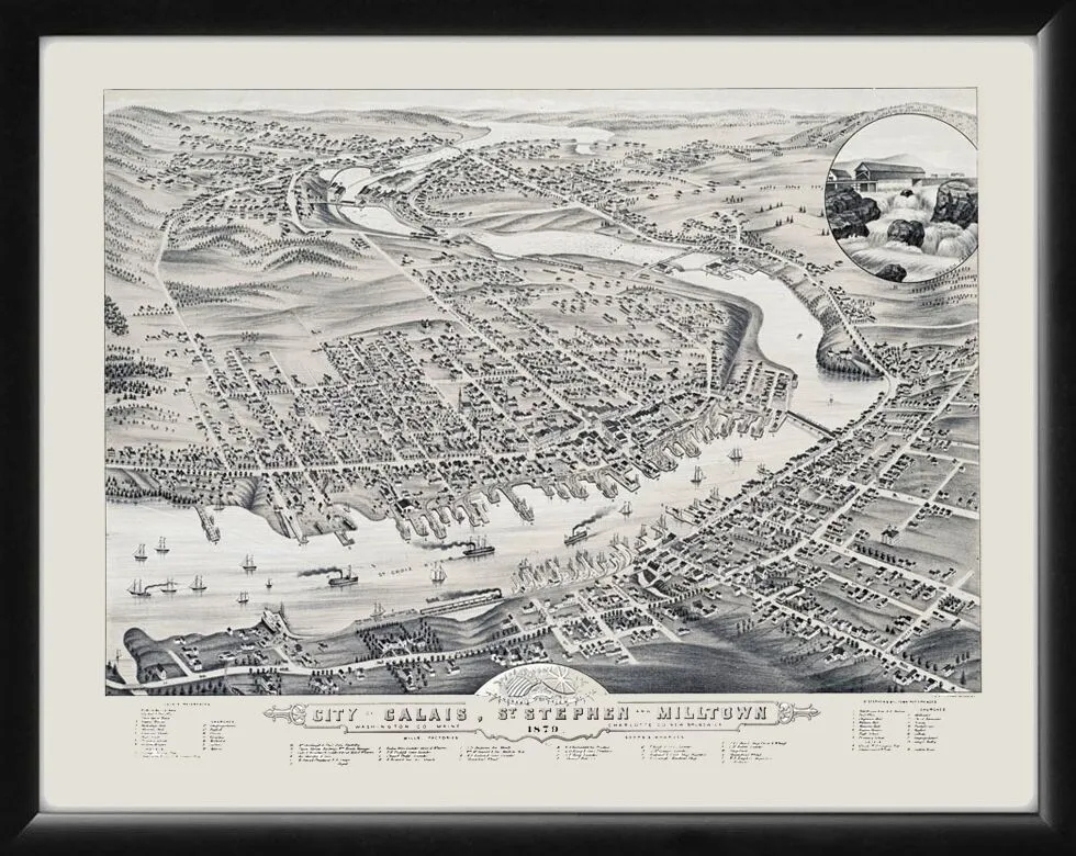 Calais ME St. Stephen Milltown Canada 1879