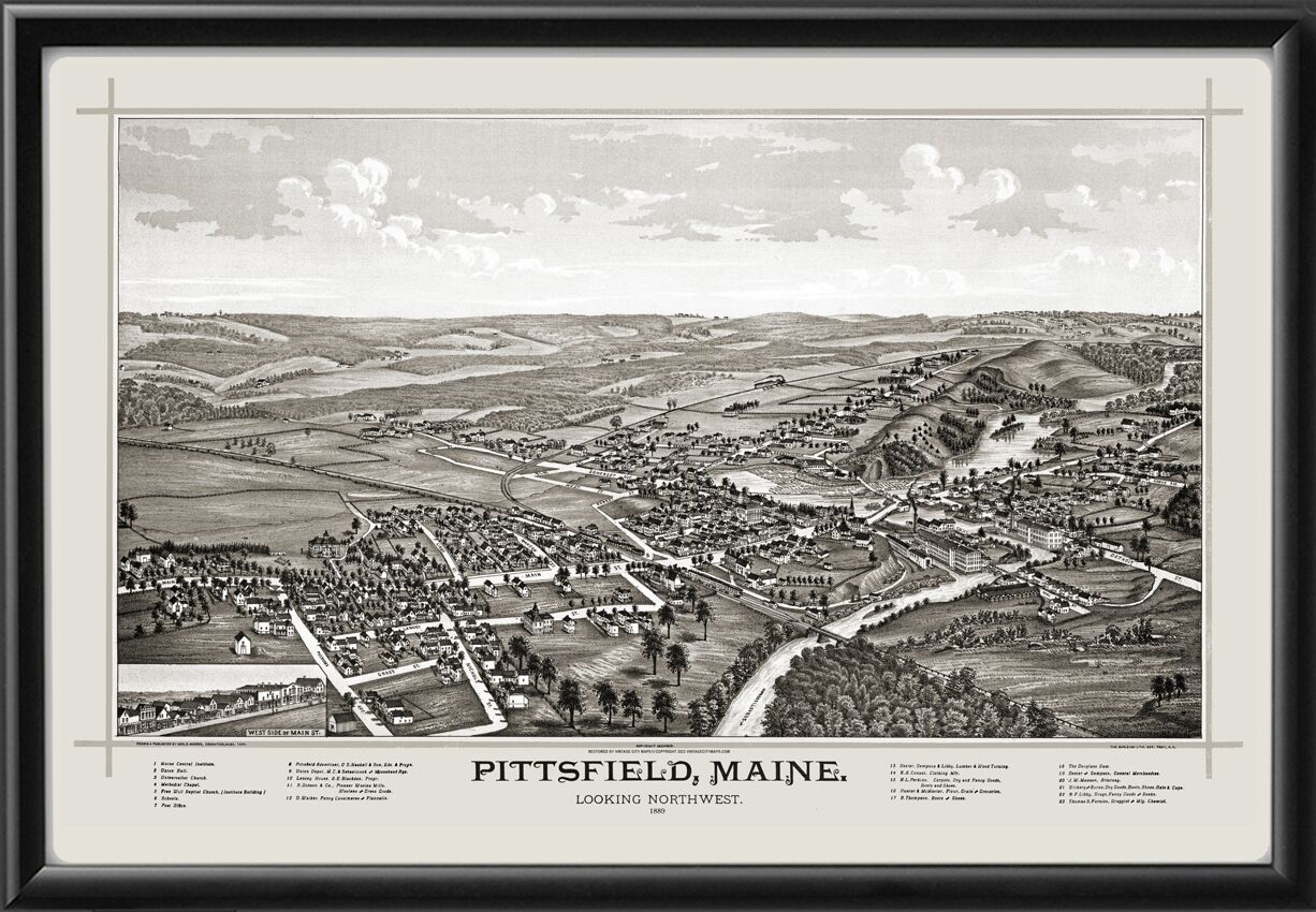 Pittsfield ME 1889 George Norris TM