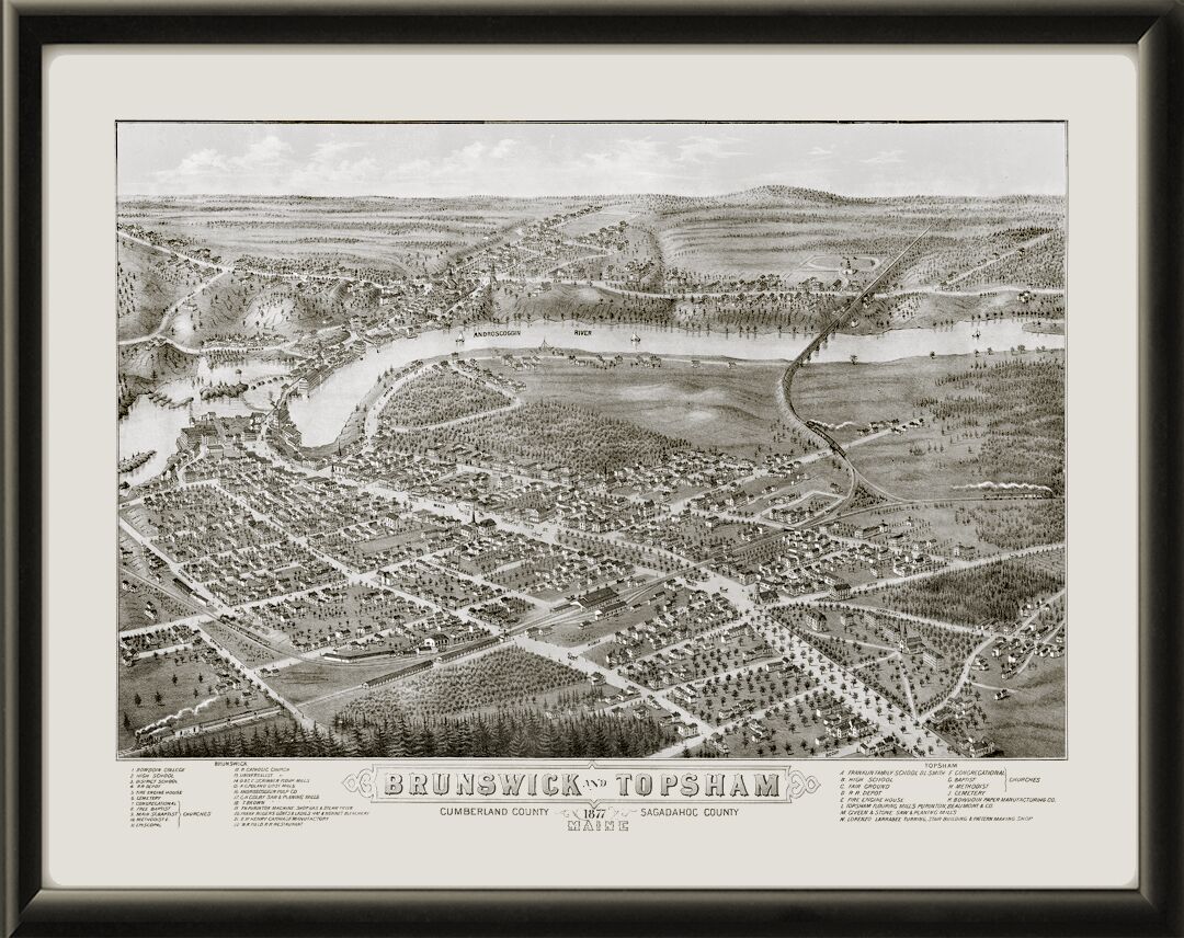 Brunswick & Topsham 1877 TM