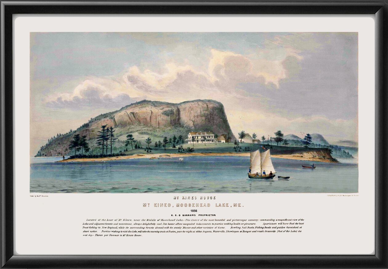 Moosehead Lake ME 1856