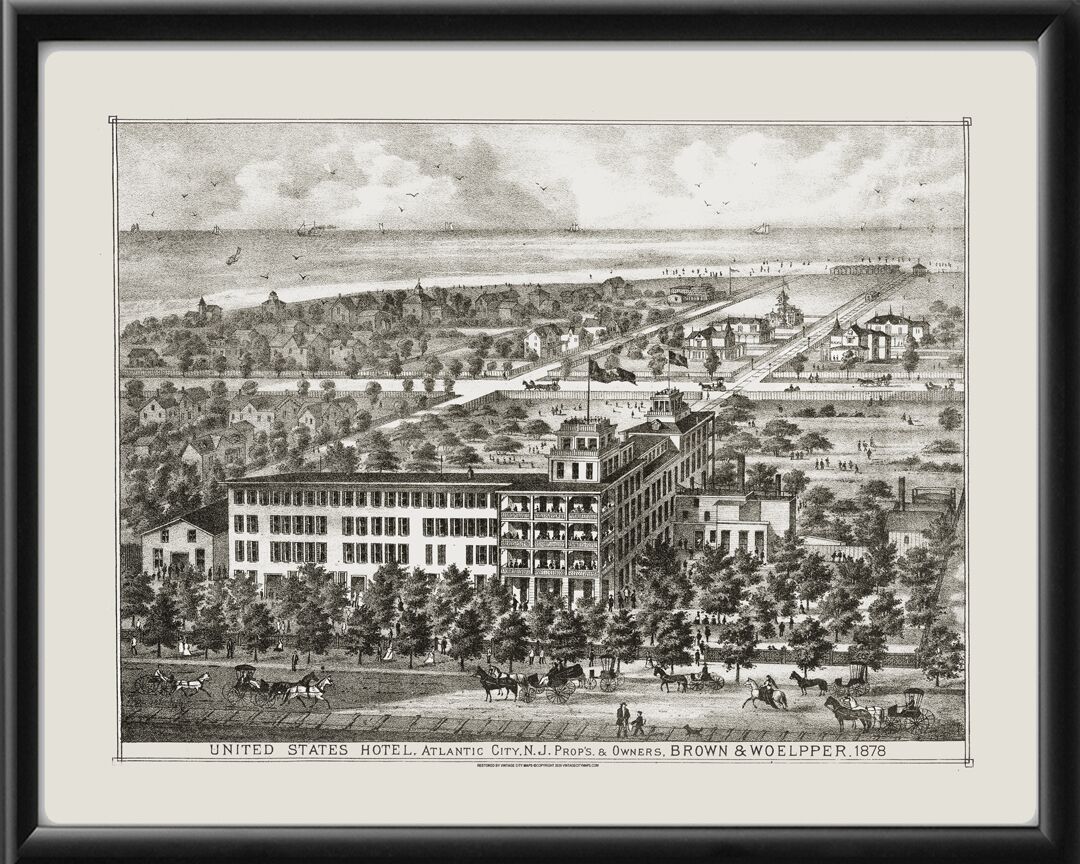 Atlantic City NJ United State Hotel 1878 TM