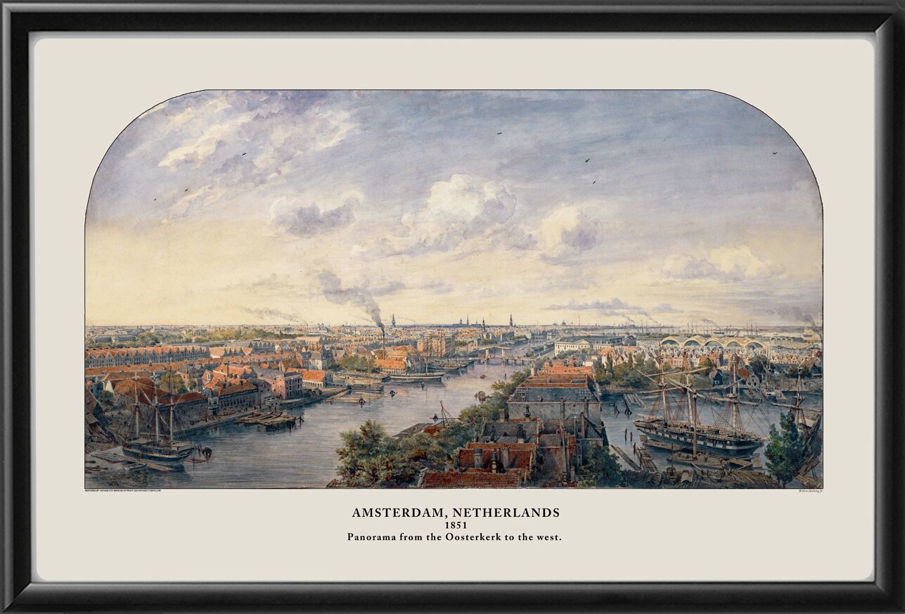 Amsterdam Netherlands 1851