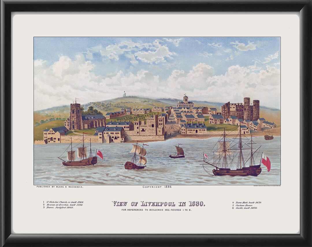 Liverpool England in 1680