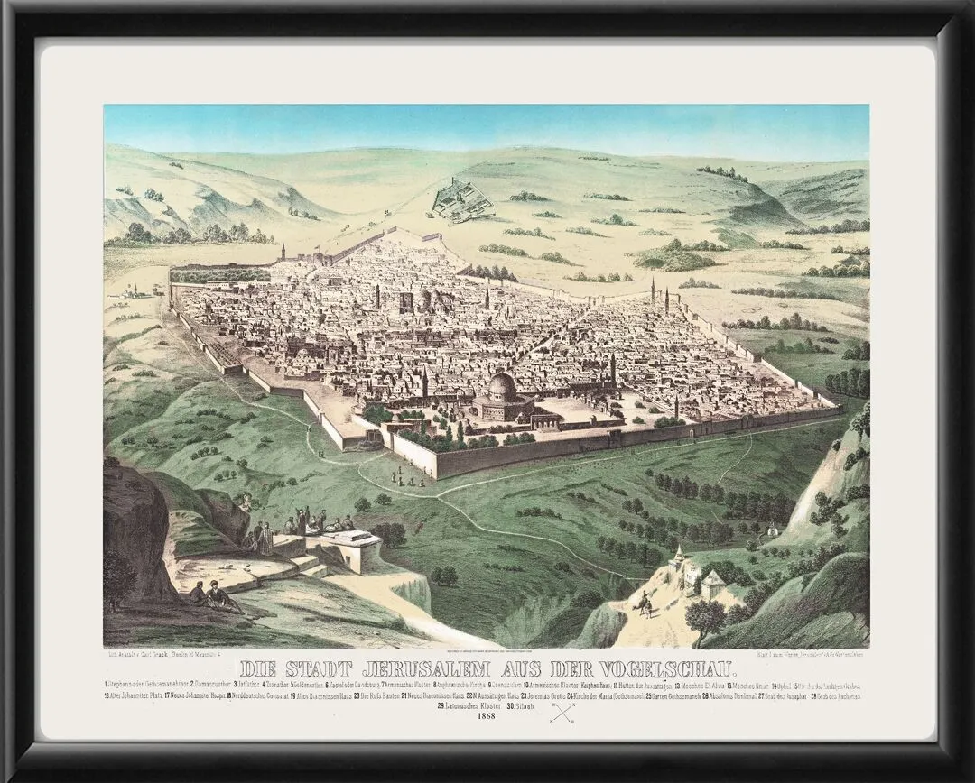 Jerusalem Israel 1868
