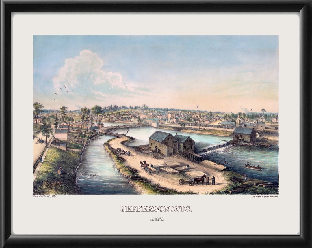 Jefferson WI 1858