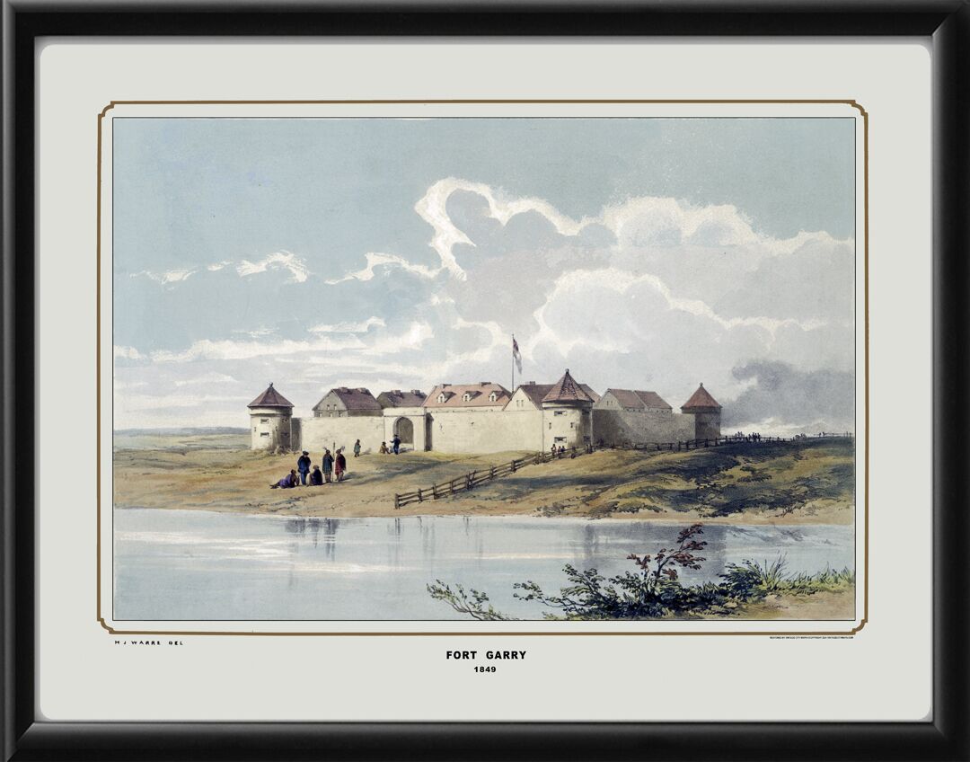 Fort Garry - Winnipeg Canada 1849