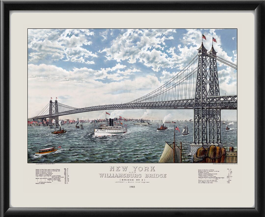 Williamsburg Bridge 1903 New York City