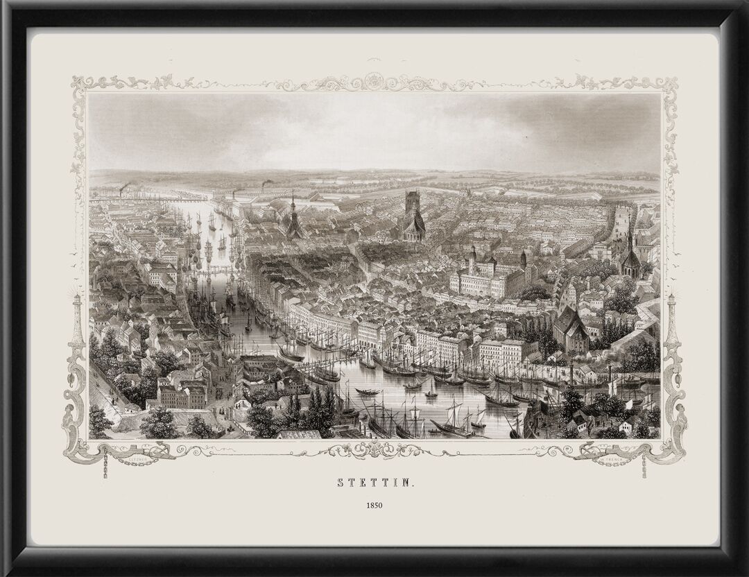 Stettin (Szczecin) Poland 1850