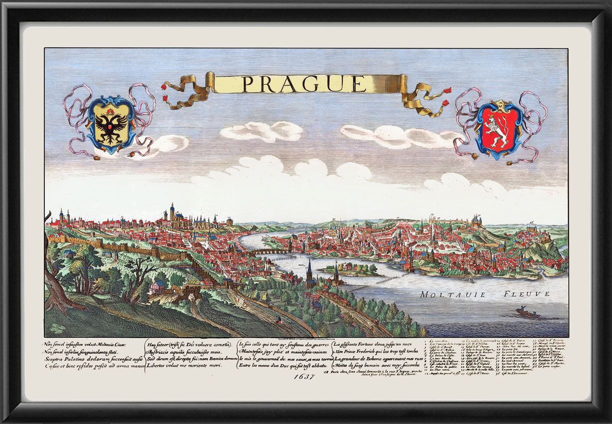 Prague Czech Republic 1667