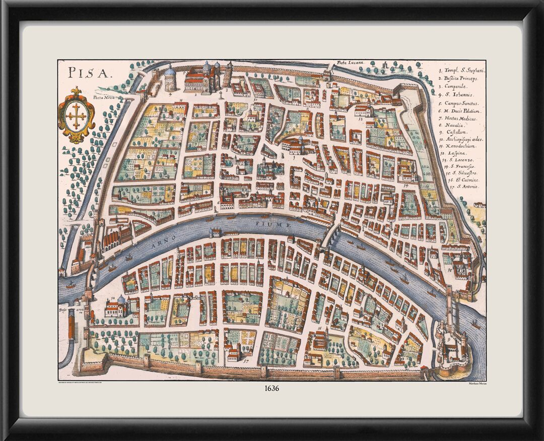 Pisa Italy 1636