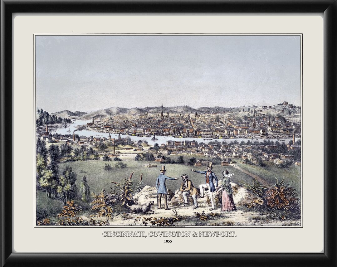 Cincinnati Covington & Newport 1855