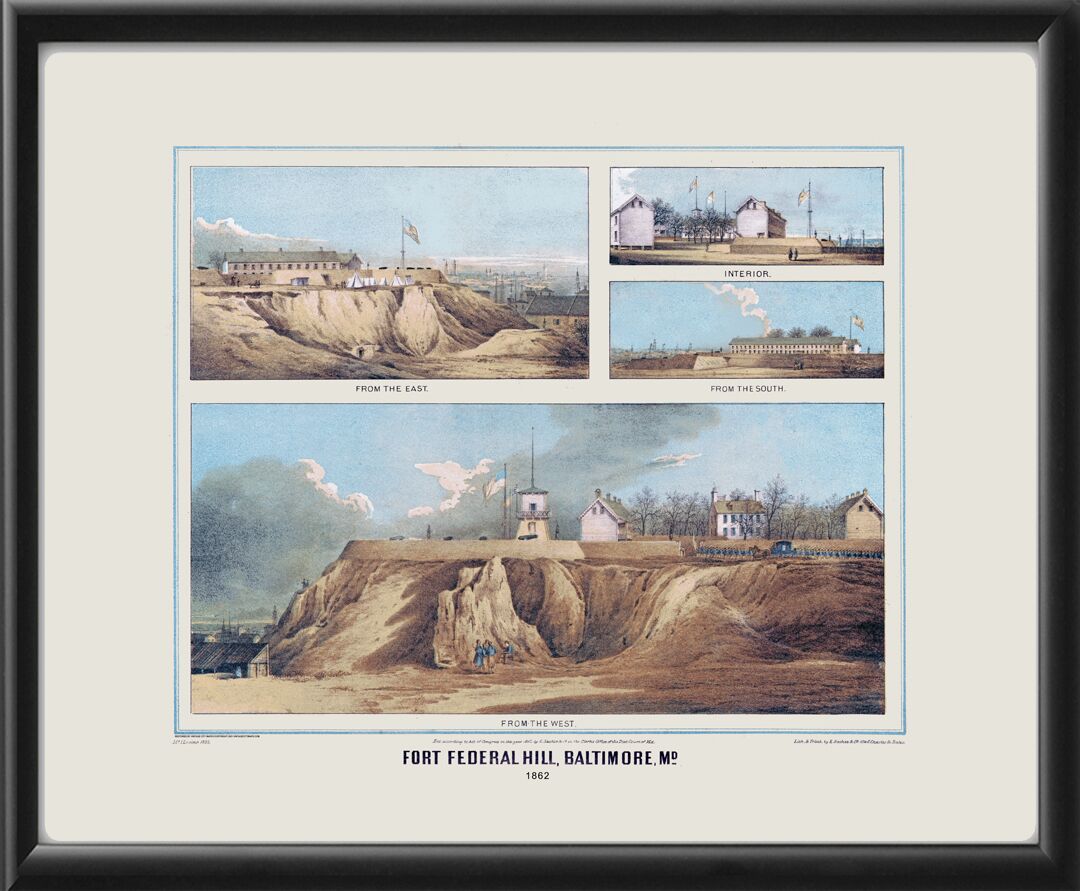 Fort Federal Hill Baltimore 1862