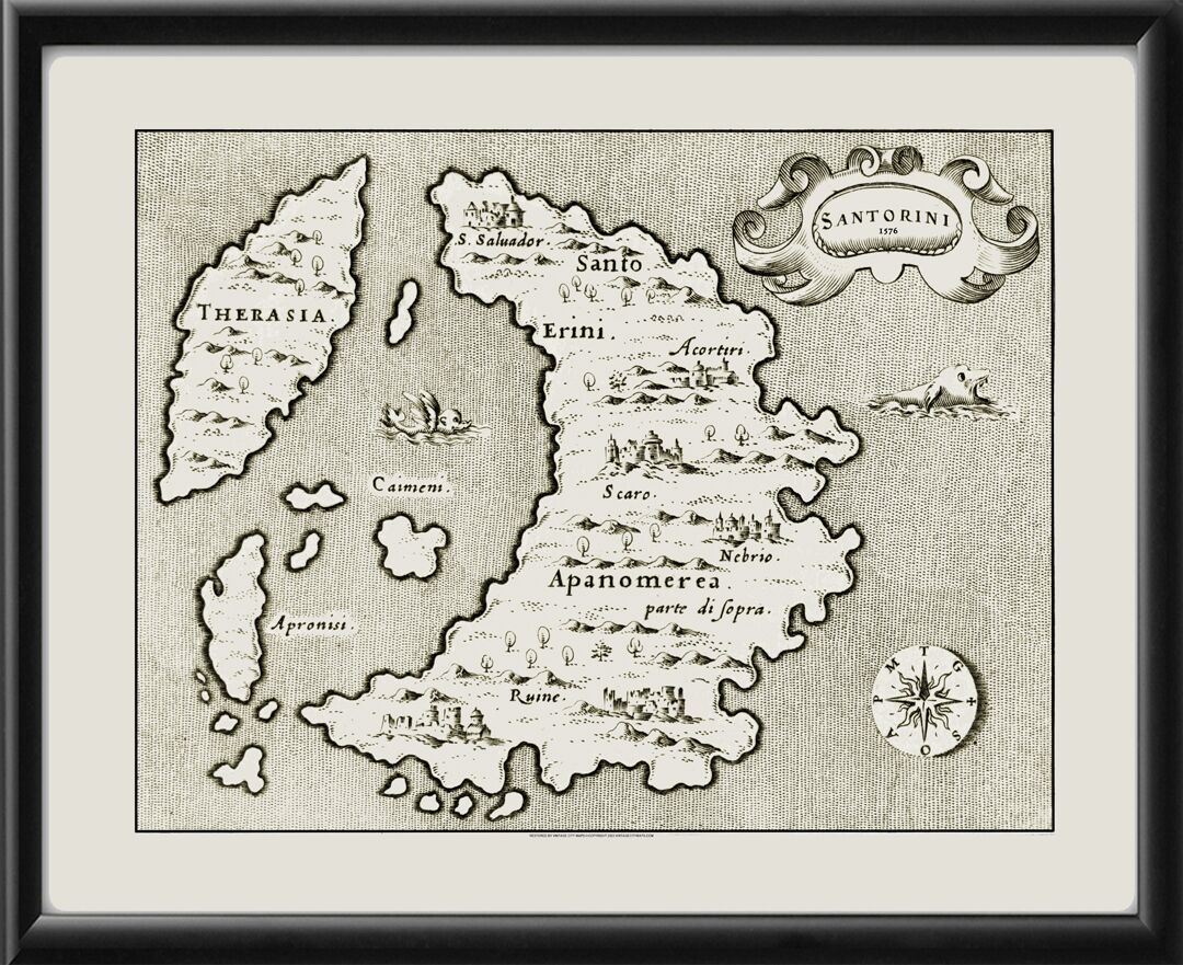 Santorini Greece 1576