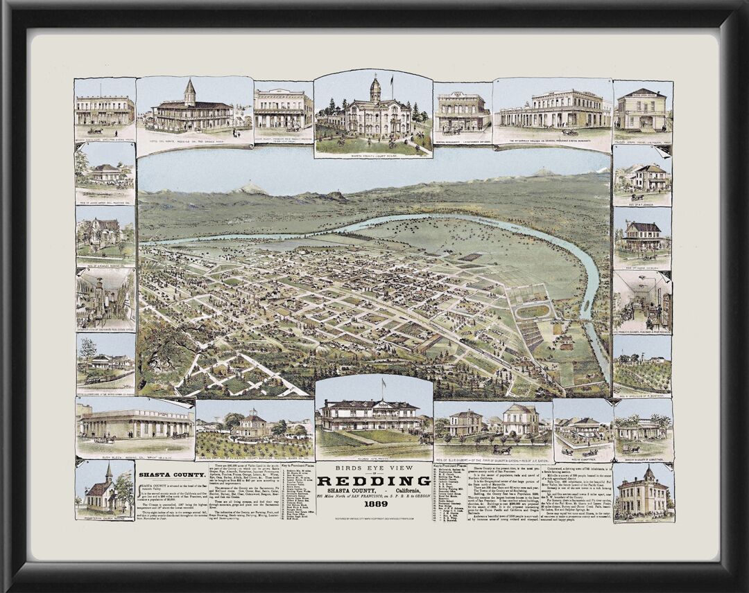 Redding-CA-1889-Color-WWElliott